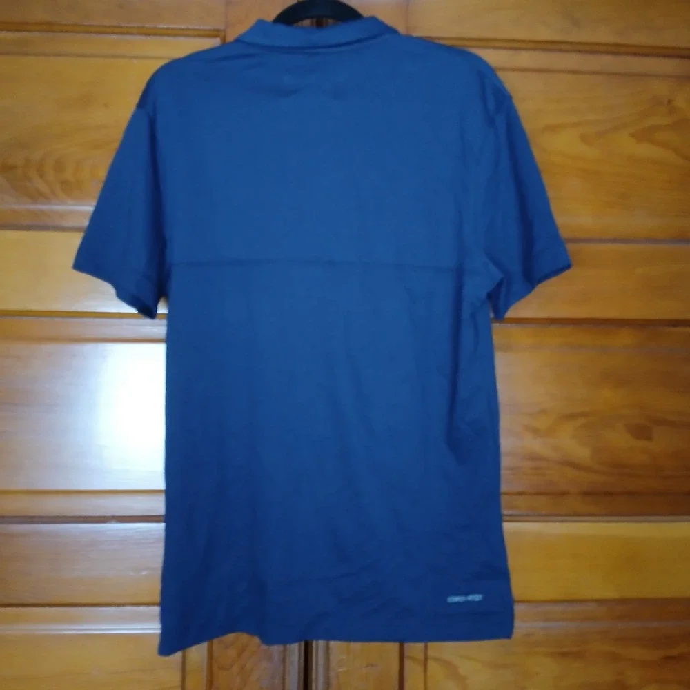 NWT Nike Jordan Michigan Wolverines Navy Blue Polo Shirt Men's Size Small NCAA‎
